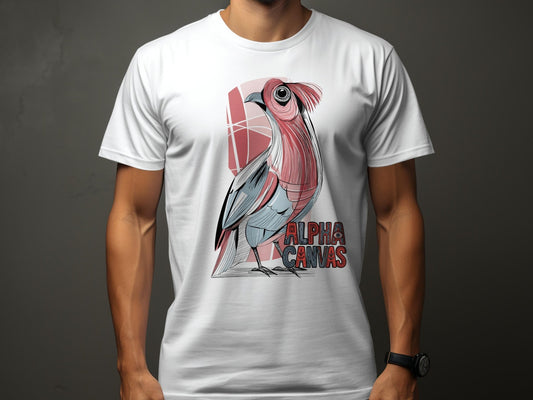 RMA APPAREL Artistic Cockatoo Wildlife Illustration T-Shirt - DFTW - White T-Shirt - RMA APPAREL - Roclla Media Apparel Store