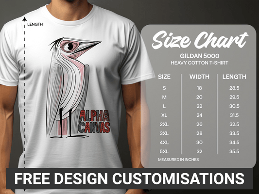 RMA APPAREL Bird Silhouette Sizes S to 5XL Unisex T-Shirt - DFTW - White T-Shirt - RMA APPAREL - Roclla Media Apparel Store