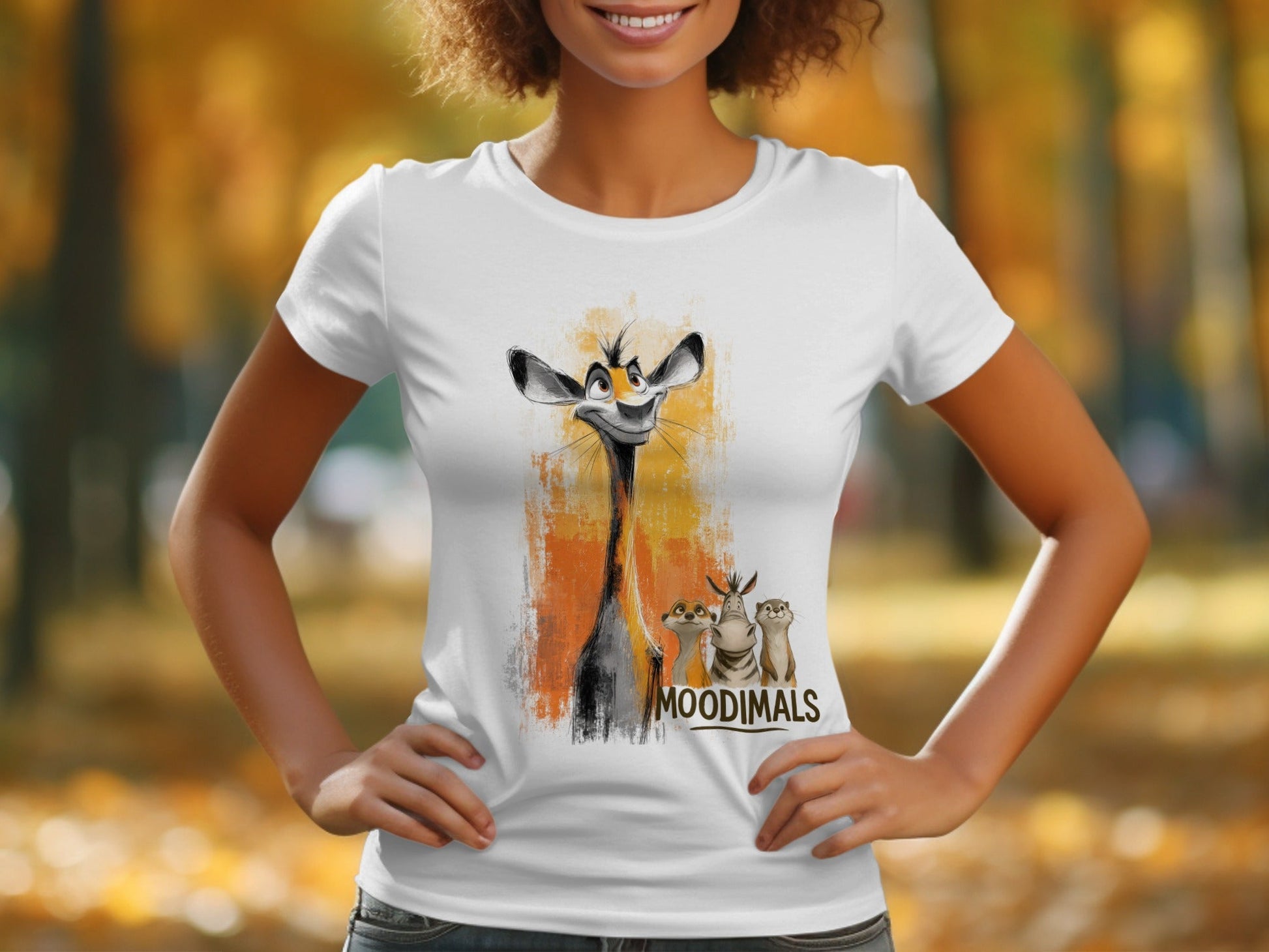 RMA APPAREL Cartoon Wildlife T-Shirt, Animal Tee, Unisex Sizes S - 5XL - Moodimals Unisex T-Shirt - RMA APPAREL - Roclla Media Apparel Store