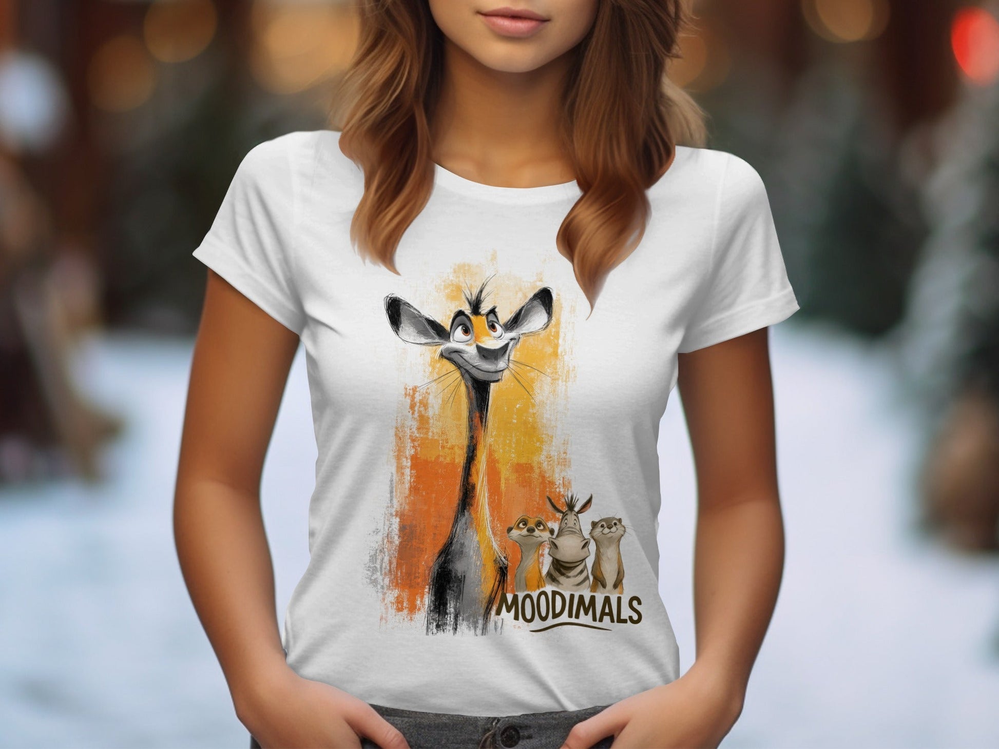 RMA APPAREL Cartoon Wildlife T-Shirt, Animal Tee, Unisex Sizes S - 5XL - Moodimals Unisex T-Shirt - RMA APPAREL - Roclla Media Apparel Store