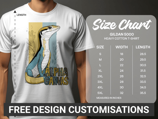 RMA APPAREL Colorful Skink Wildlife Unisex T-Shirt Sizes S - 5XL - DFTW - White T-Shirt - RMA APPAREL - Roclla Media Apparel Store