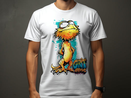 RMA APPAREL Colourful Wildlife Unisex T-Shirt Sizes S to 5XL T-Shirt - Grit & Growl White T-Shirts - RMA APPAREL - Roclla Media Apparel Store