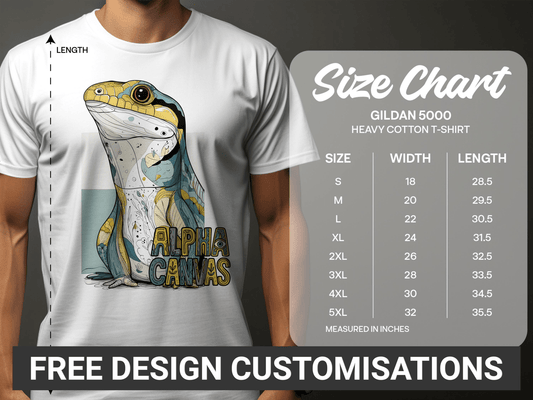 RMA APPAREL Cool Lizard Graphic Unisex Sizes S - 5XL T-Shirt - DFTW - White T-Shirt - RMA APPAREL - Roclla Media Apparel Store