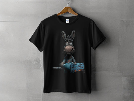 RMA APPAREL Donkey Boxer Wildlife Animal T-Shirt Sizes S - 5XL T-Shirt - Ringside Addicts White T-Shirt - RMA APPAREL - Roclla Media Apparel Store