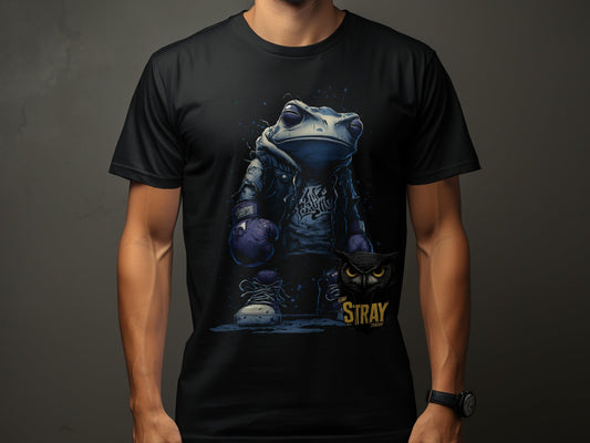 RMA APPAREL Fighting Frog Unisex T-Shirt Sizes S to 5XL T-Shirt - Stray Theory White T-Shirts - RMA APPAREL - Roclla Media Apparel Store