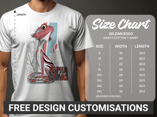 RMA APPAREL Frilled Neck Lizard Wildlife Animal T-Shirt Sizes - DFTW - White T-Shirt - RMA APPAREL - Roclla Media Apparel Store