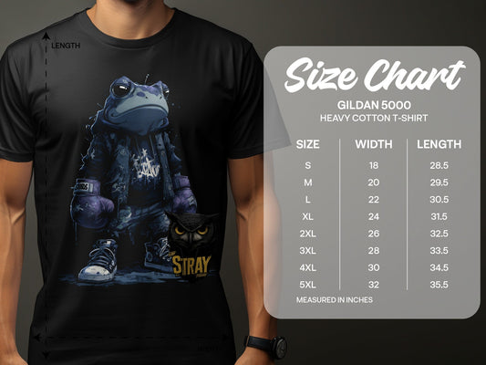 RMA APPAREL Frog Boxer Urban Art Unisex T-Shirt Sizes S to 5XL T-Shirt - Stray Theory White T-Shirts - RMA APPAREL - Roclla Media Apparel Store