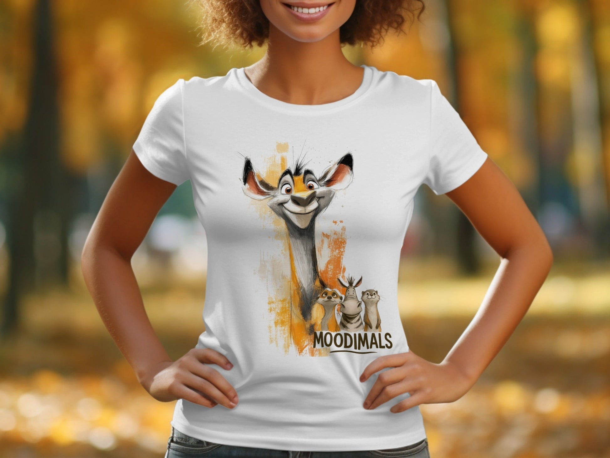 RMA APPAREL Hyena T-Shirt, Moodimals T-Shirt, Wildlife Shirt S - 5XL - Moodimals Unisex T-Shirt - RMA APPAREL - Roclla Media Apparel Store