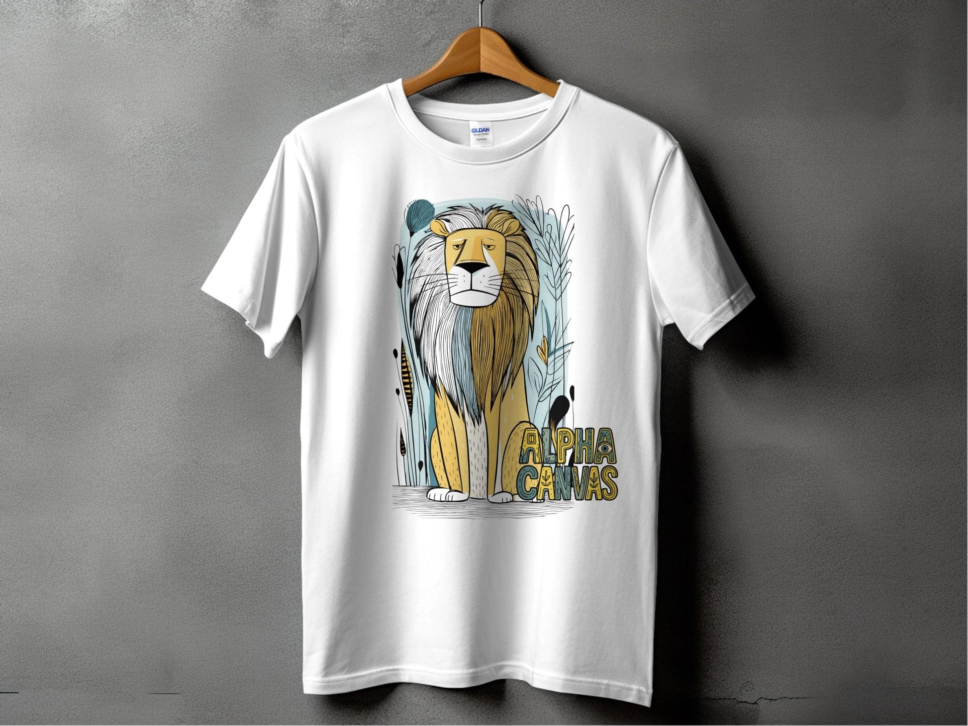 RMA APPAREL Lion Graphic Design Unisex T-Shirt Sizes S to 5XL T-Shirt - DFTW - White T-Shirt - RMA APPAREL - Roclla Media Apparel Store