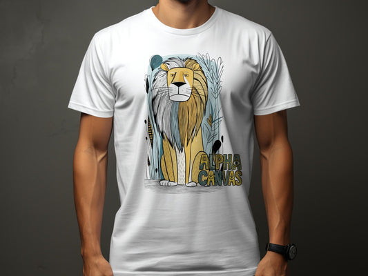 RMA APPAREL Lion Graphic Design Unisex T-Shirt Sizes S to 5XL T-Shirt - DFTW - White T-Shirt - RMA APPAREL - Roclla Media Apparel Store