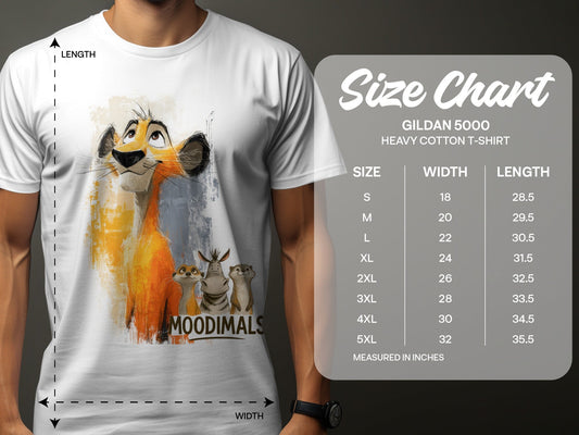 RMA APPAREL Lion T-Shirt, Unisex Wildlife Tee, S - 5XL, Animal Friends - Moodimals Unisex T-Shirt - RMA APPAREL - Roclla Media Apparel Store