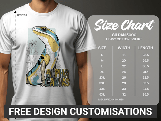 RMA APPAREL Lizard Design Mens Womens Sizes S to 5XL T-Shirt - DFTW - White T-Shirt - RMA APPAREL - Roclla Media Apparel Store