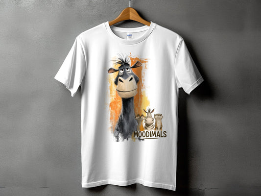 RMA APPAREL Moodimals T-Shirt, Wildlife Tee, Animal Graphic T-Shirt, Sizes S - 5XL - Moodimals Unisex T-Shirt - RMA APPAREL - Roclla Media Apparel Store