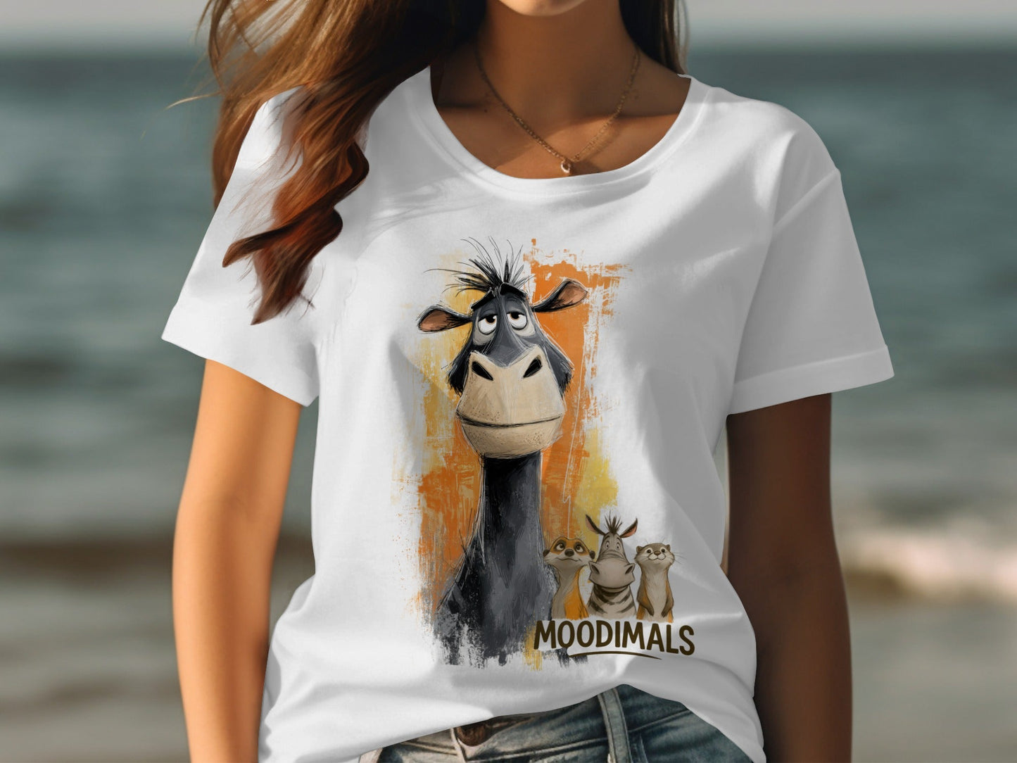 RMA APPAREL Moodimals T-Shirt, Wildlife Tee, Animal Graphic T-Shirt, Sizes S - 5XL - Moodimals Unisex T-Shirt - RMA APPAREL - Roclla Media Apparel Store