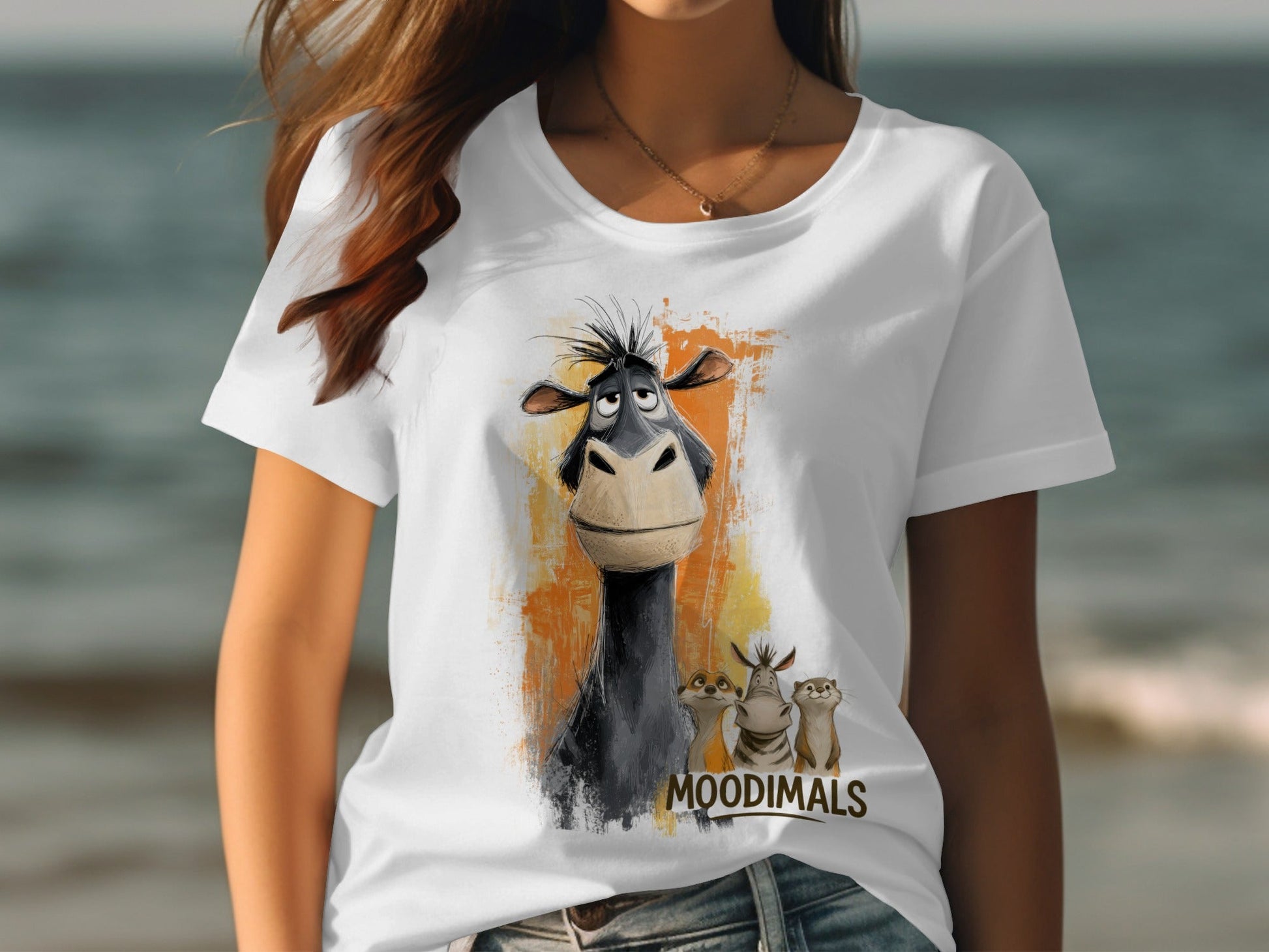 RMA APPAREL Moodimals T-Shirt, Wildlife Tee, Animal Graphic T-Shirt, Sizes S - 5XL - Moodimals Unisex T-Shirt - RMA APPAREL - Roclla Media Apparel Store