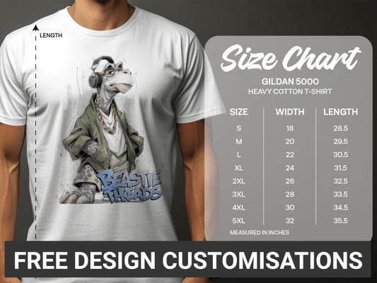 RMA APPAREL Turtle T-Shirt, Unisex Shirt, S to 5XL, Wildlife Tees - Beastie Threads White T-Shirt - RMA APPAREL - Roclla Media Apparel Store
