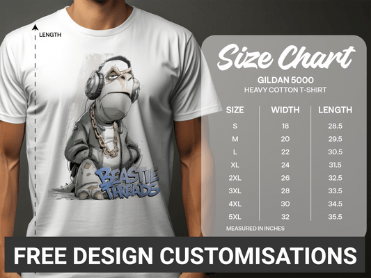 RMA APPAREL Turtle T-Shirt, Urban, Mens, Womens, Unisex Sizes S to 5XL - Beastie Threads White T-Shirt - RMA APPAREL - Roclla Media Apparel Store