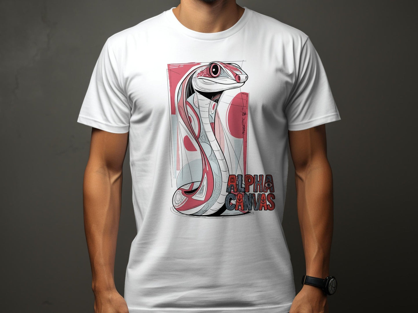 RMA APPAREL Wildlife Cobra Art Unisex Mens T-Shirt Sizes S - 5XL - DFTW - White T-Shirt - RMA APPAREL - Roclla Media Apparel Store