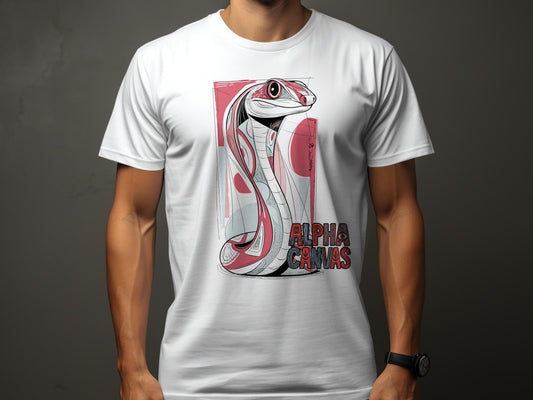 RMA APPAREL Wildlife Cobra Art Unisex Mens T-Shirt Sizes S - 5XL - DFTW - White T-Shirt - RMA APPAREL - Roclla Media Apparel Store