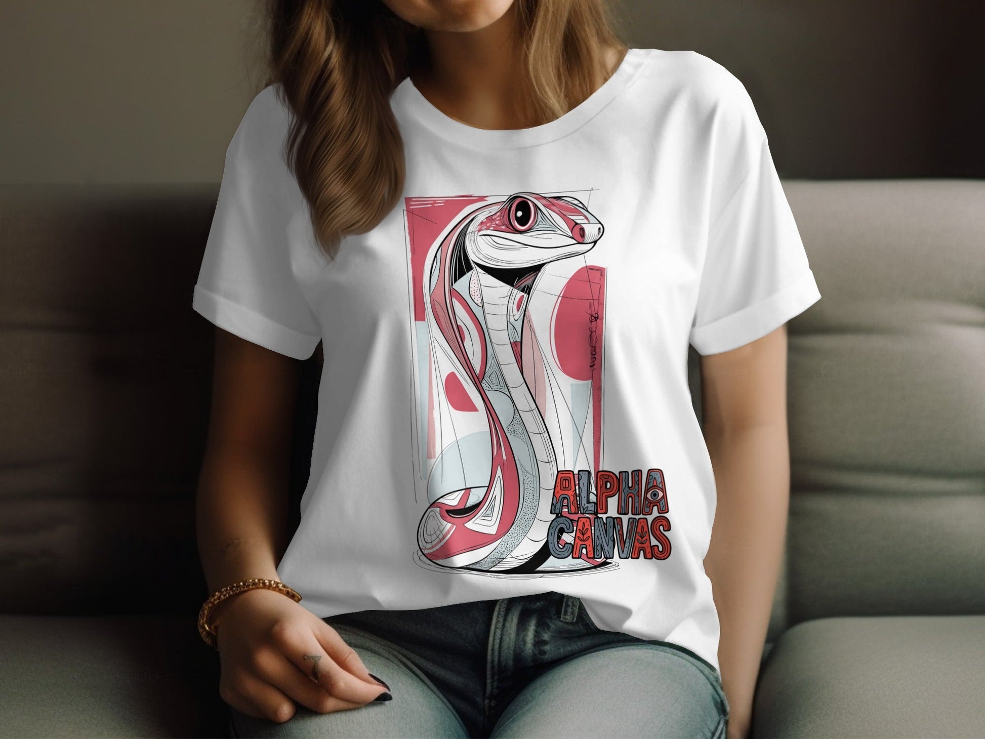 RMA APPAREL Wildlife Cobra Art Unisex Mens T-Shirt Sizes S - 5XL - DFTW - White T-Shirt - RMA APPAREL - Roclla Media Apparel Store