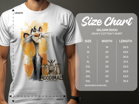 RMA APPAREL Wildlife Group T-Shirt, Unisex, Mens, Womens, S to 5XL - Moodimals Unisex T-Shirt - RMA APPAREL - Roclla Media Apparel Store