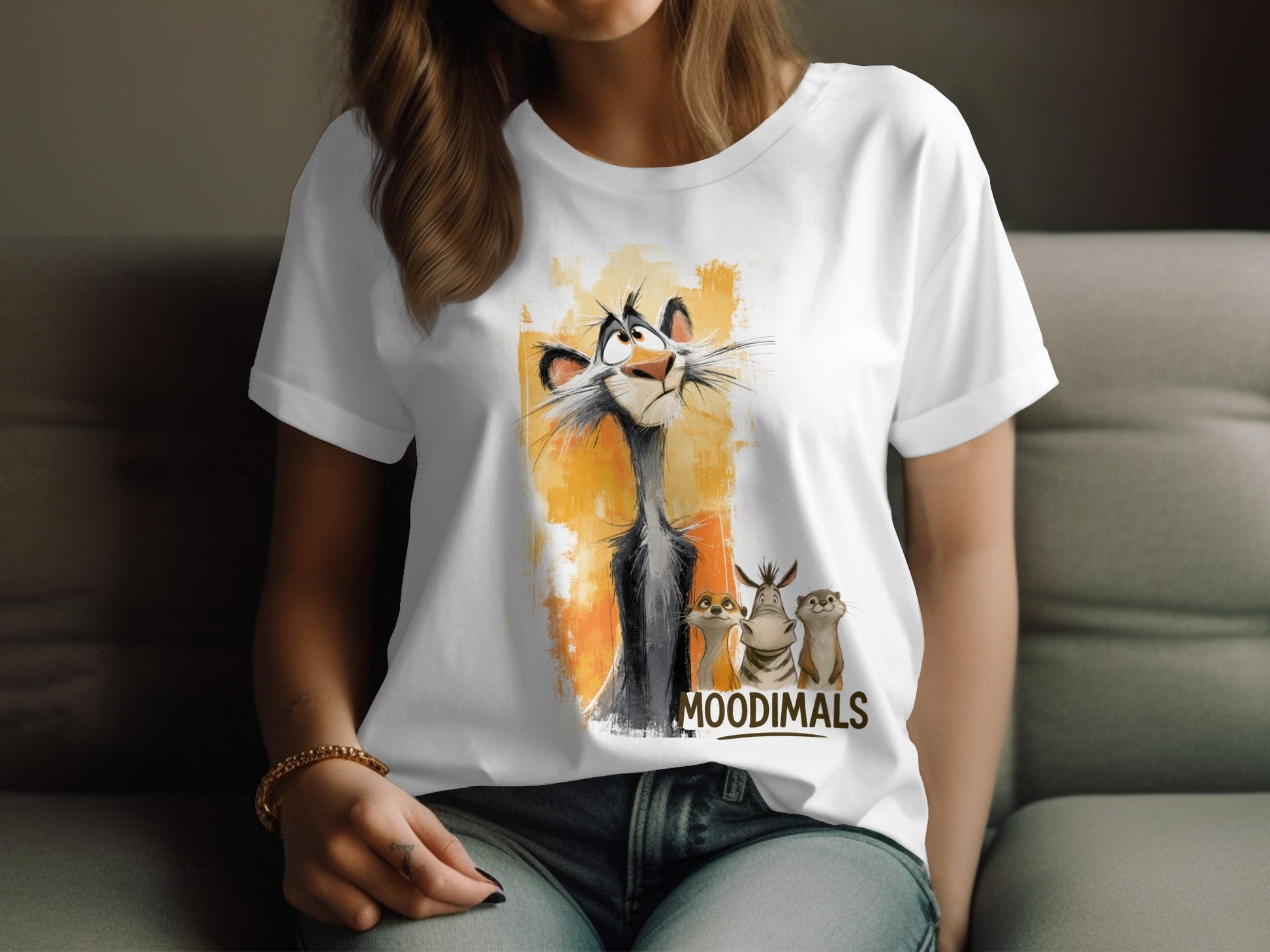 RMA APPAREL Wildlife Group T-Shirt, Unisex, Mens, Womens, S to 5XL - Moodimals Unisex T-Shirt - RMA APPAREL - Roclla Media Apparel Store