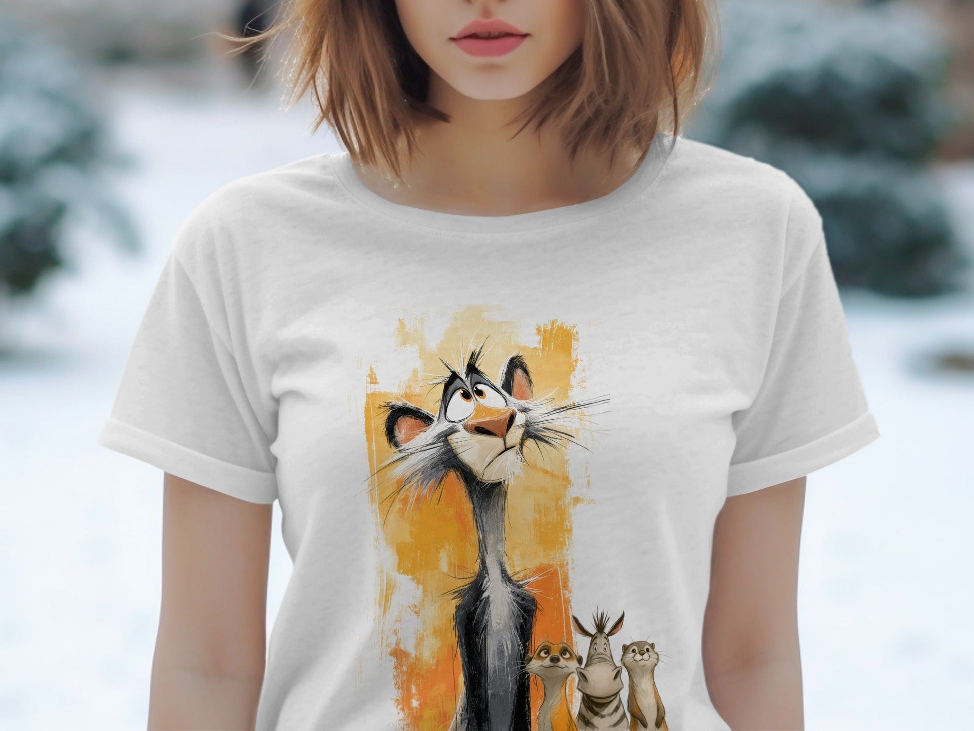 RMA APPAREL Wildlife Group T-Shirt, Unisex, Mens, Womens, S to 5XL - Moodimals Unisex T-Shirt - RMA APPAREL - Roclla Media Apparel Store