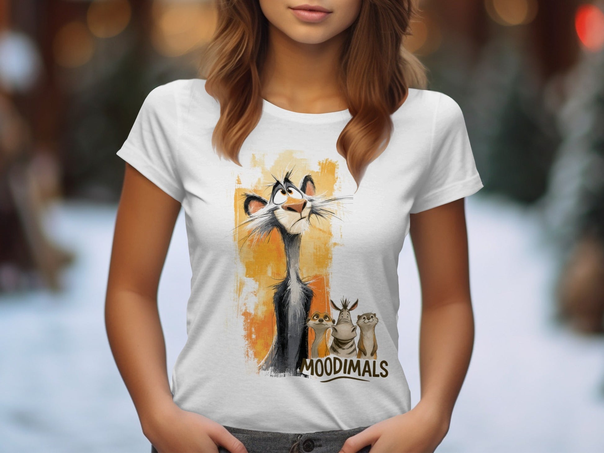RMA APPAREL Wildlife Group T-Shirt, Unisex, Mens, Womens, S to 5XL - Moodimals Unisex T-Shirt - RMA APPAREL - Roclla Media Apparel Store