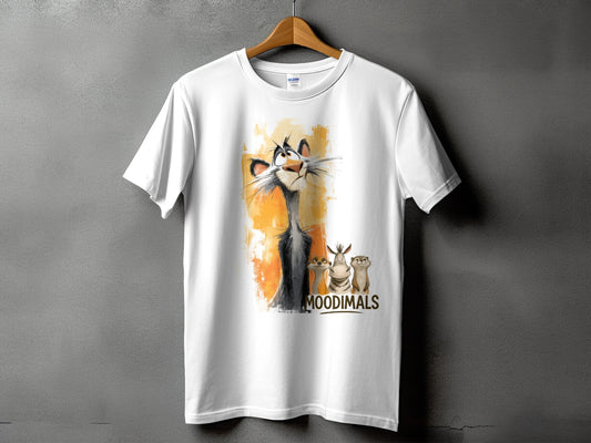RMA APPAREL Wildlife Group T-Shirt, Unisex, Mens, Womens, S to 5XL - Moodimals Unisex T-Shirt - RMA APPAREL - Roclla Media Apparel Store