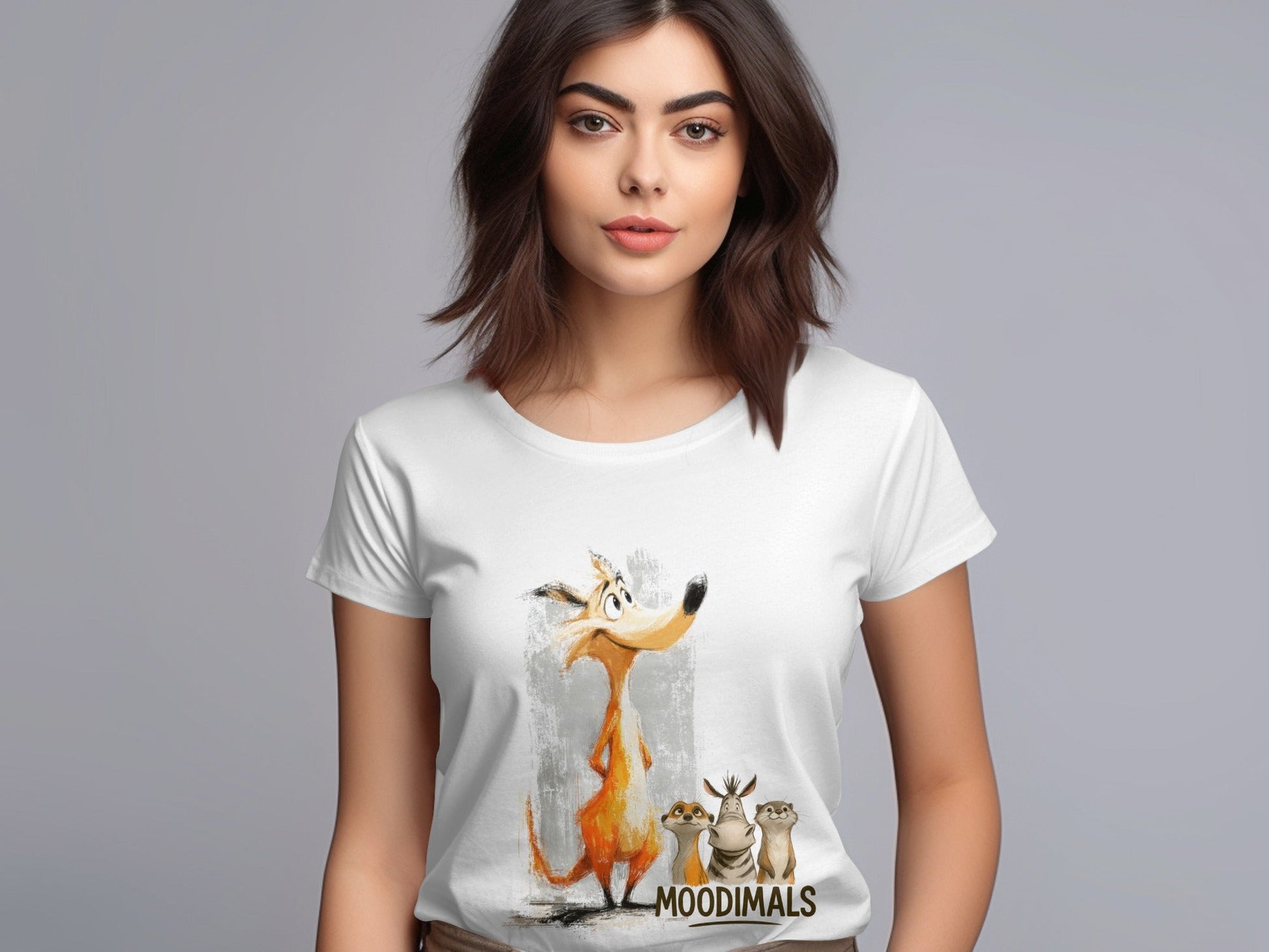 RMA APPAREL Wildlife T-Shirt, Meerkat T-Shirt, Mens Womens T-shirt, S - 5XL - Moodimals Unisex T-Shirt - RMA APPAREL - Roclla Media Apparel Store