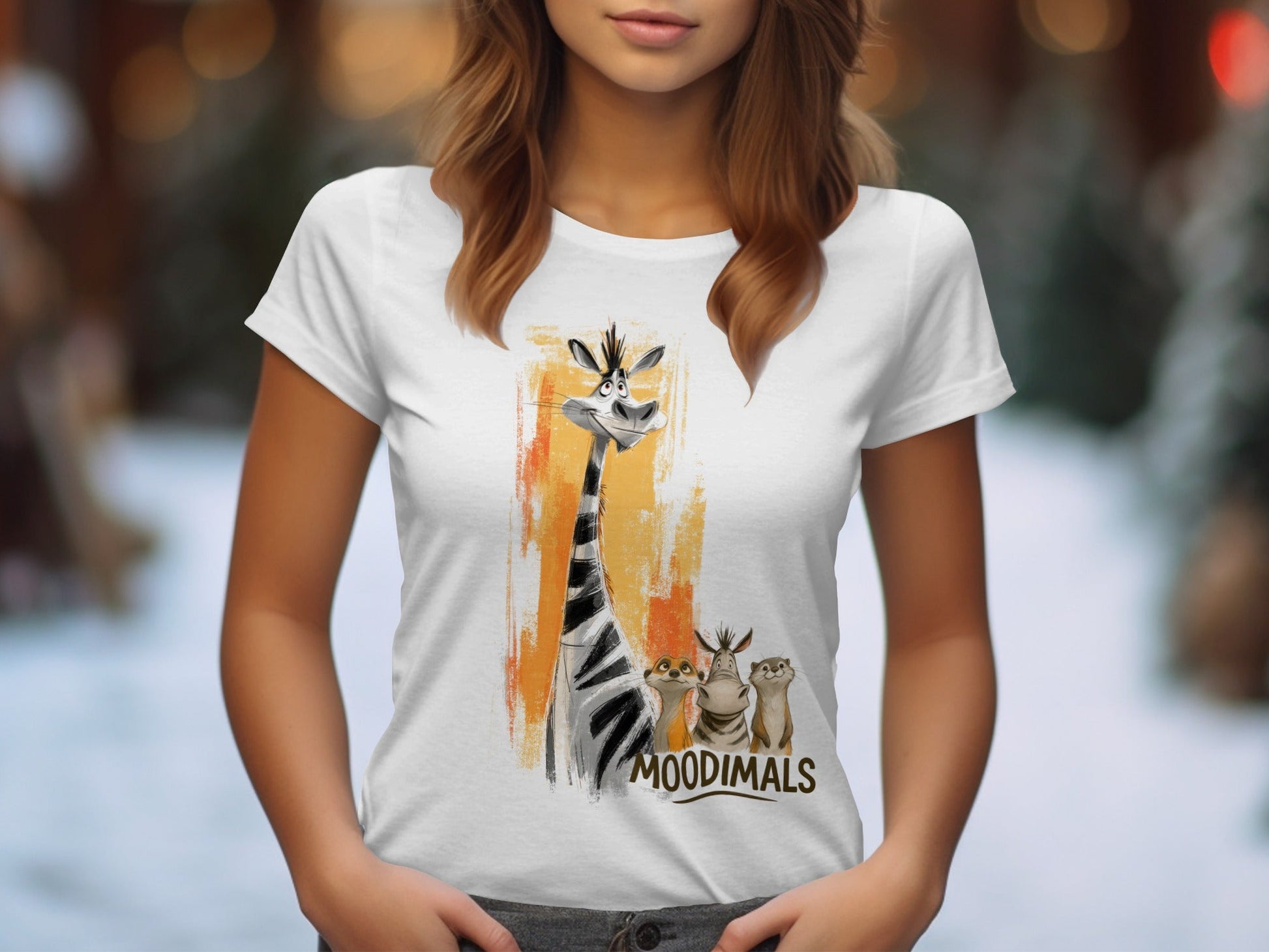 RMA APPAREL Zebra T-Shirt, Meerkat Tee, Otter Shirt, Sizes S to 5XL - Moodimals Unisex T-Shirt - RMA APPAREL - Roclla Media Apparel Store