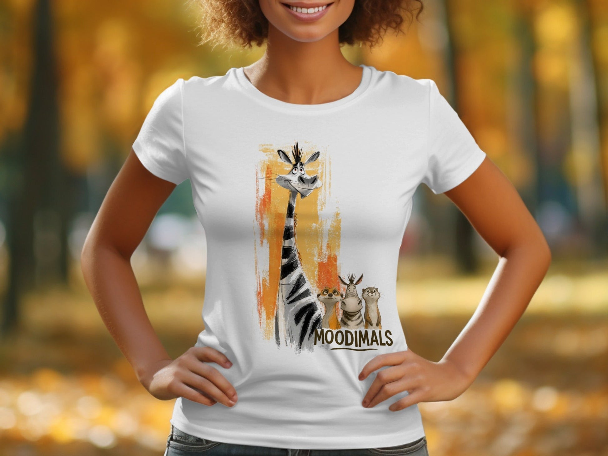 RMA APPAREL Zebra T-Shirt, Meerkat Tee, Otter Shirt, Sizes S to 5XL - Moodimals Unisex T-Shirt - RMA APPAREL - Roclla Media Apparel Store