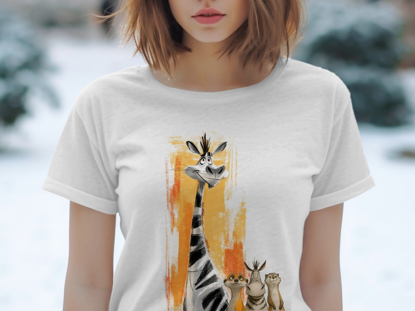 RMA APPAREL Zebra T-Shirt, Meerkat Tee, Otter Shirt, Sizes S to 5XL - Moodimals Unisex T-Shirt - RMA APPAREL - Roclla Media Apparel Store