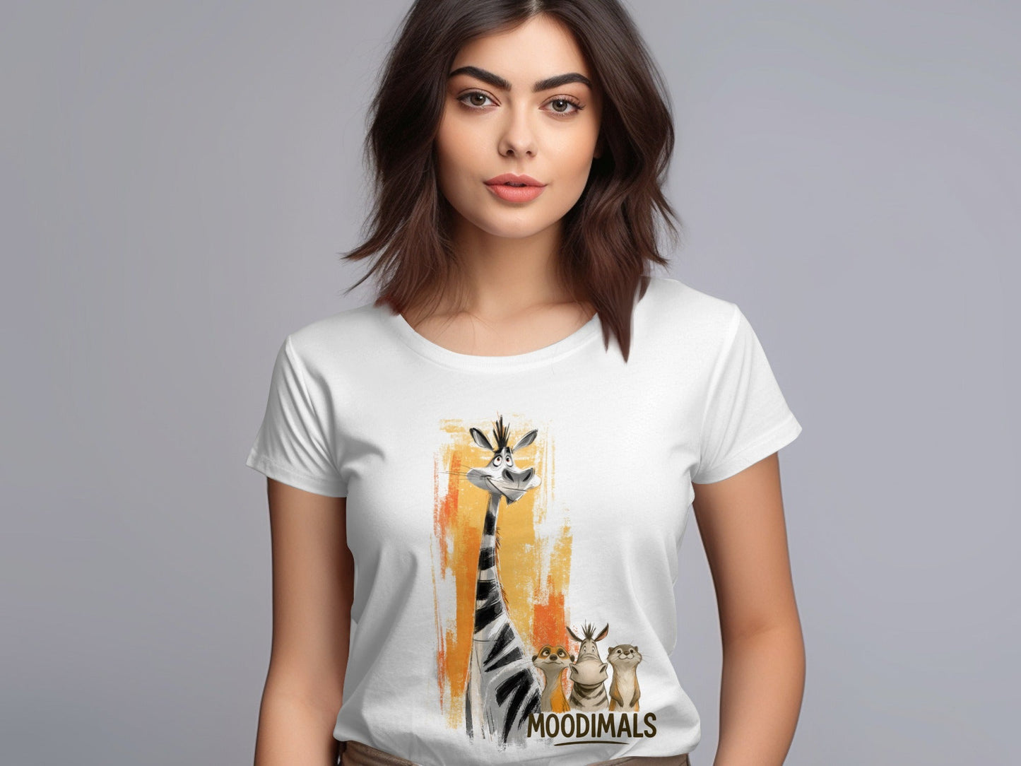 RMA APPAREL Zebra T-Shirt, Meerkat Tee, Otter Shirt, Sizes S to 5XL - Moodimals Unisex T-Shirt - RMA APPAREL - Roclla Media Apparel Store