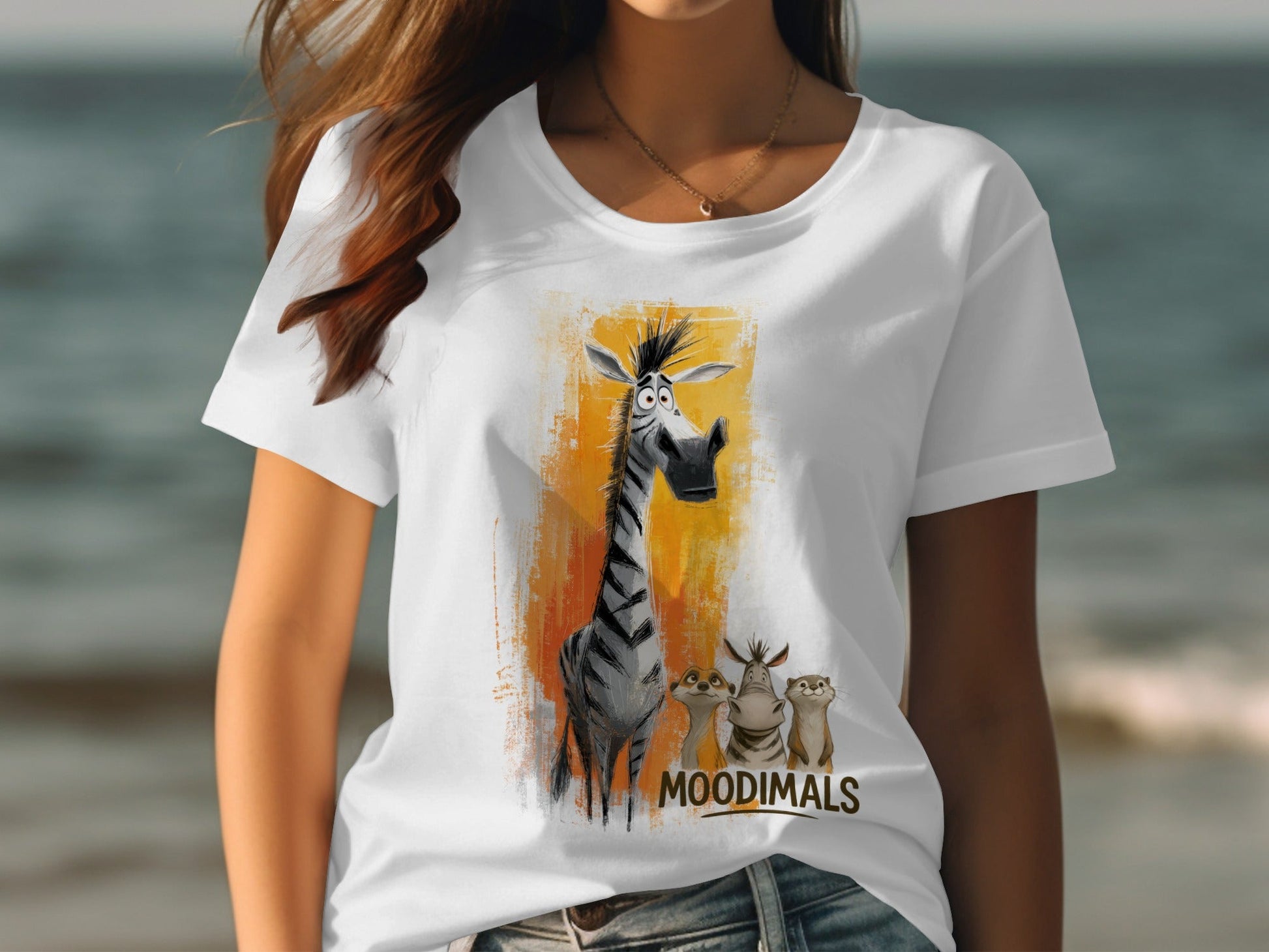 RMA APPAREL Zebra T-Shirt S - 5XL, Funny Animal Tee, Wildlife Shirt - Moodimals Unisex T-Shirt - RMA APPAREL - Roclla Media Apparel Store