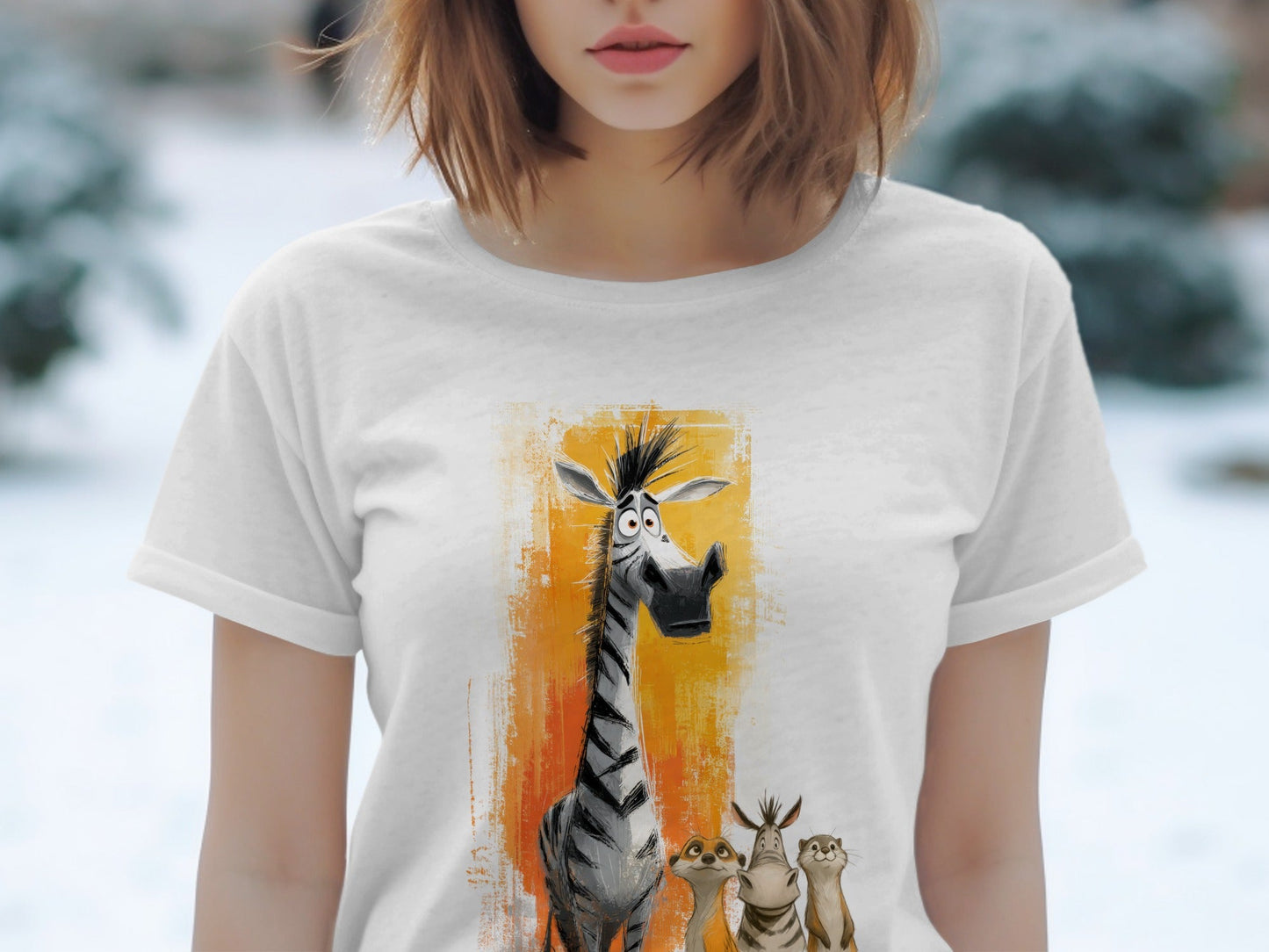 RMA APPAREL Zebra T-Shirt S - 5XL, Funny Animal Tee, Wildlife Shirt - Moodimals Unisex T-Shirt - RMA APPAREL - Roclla Media Apparel Store