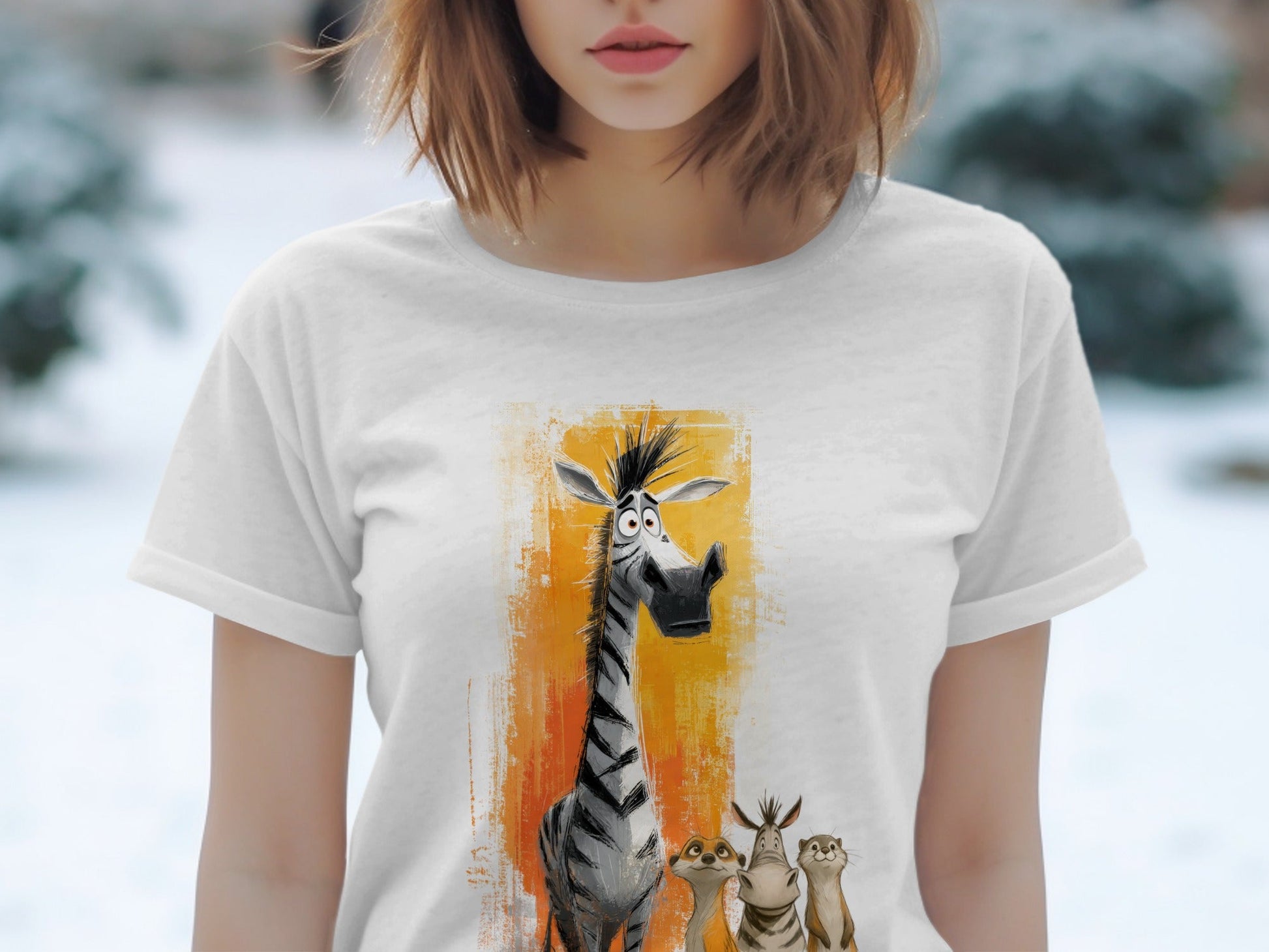 RMA APPAREL Zebra T-Shirt S - 5XL, Funny Animal Tee, Wildlife Shirt - Moodimals Unisex T-Shirt - RMA APPAREL - Roclla Media Apparel Store