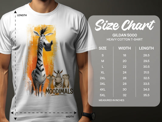 RMA APPAREL Zebra T-Shirt S - 5XL, Funny Animal Tee, Wildlife Shirt - Moodimals Unisex T-Shirt - RMA APPAREL - Roclla Media Apparel Store