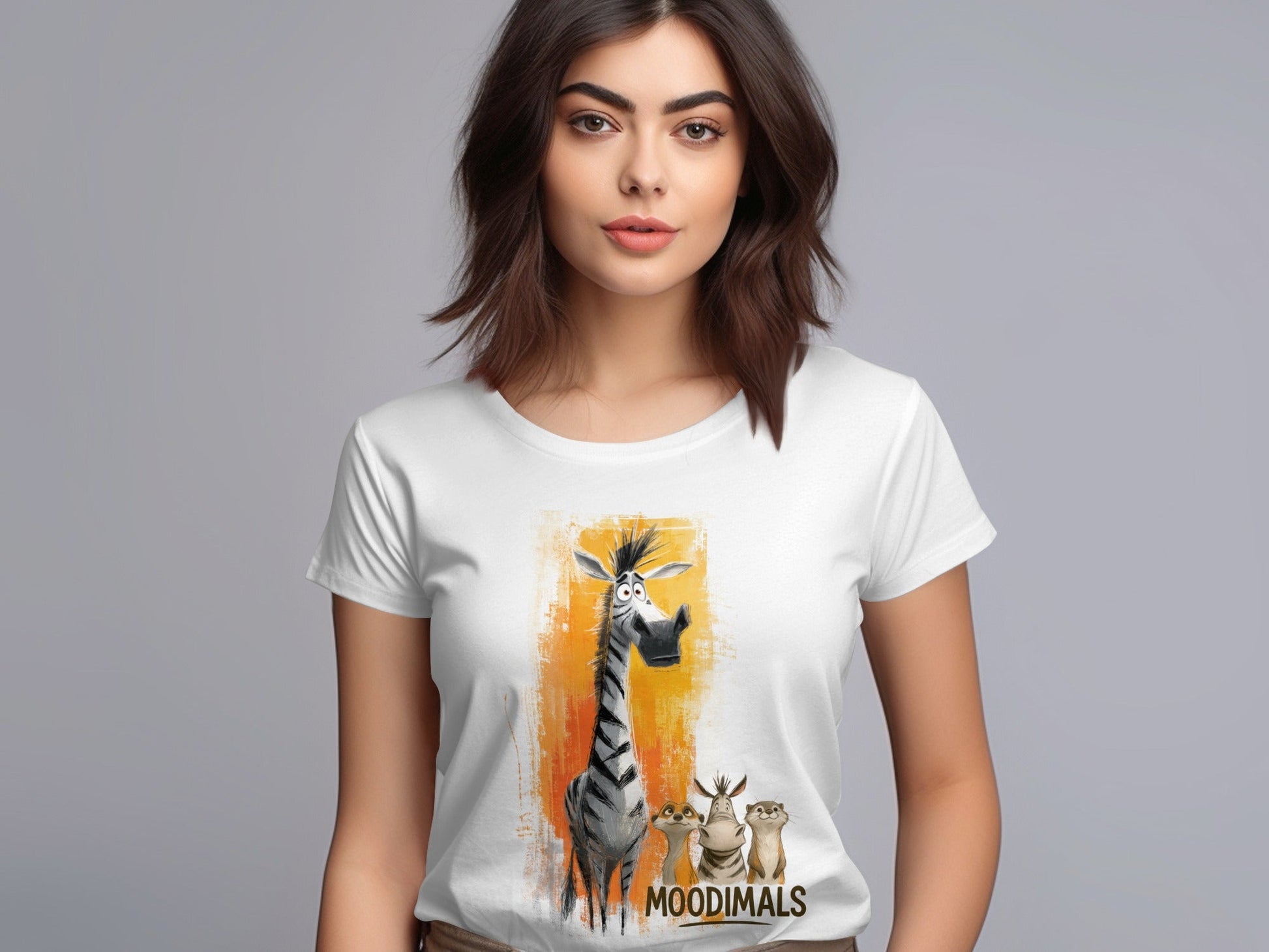 RMA APPAREL Zebra T-Shirt S - 5XL, Funny Animal Tee, Wildlife Shirt - Moodimals Unisex T-Shirt - RMA APPAREL - Roclla Media Apparel Store