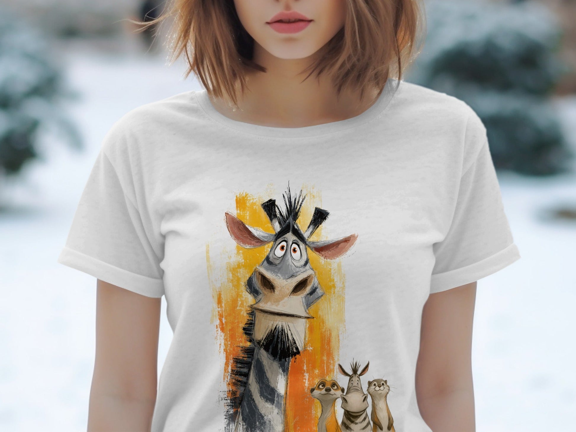 RMA APPAREL Zebra T-Shirt, S to 5XL, Wildlife Unisex Tee, Fun Animal - Moodimals Unisex T-Shirt - RMA APPAREL - Roclla Media Apparel Store