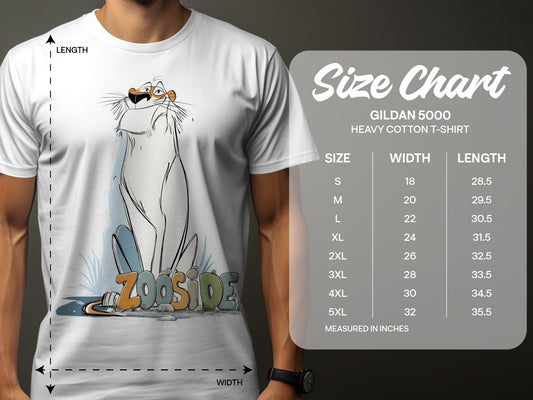 RMA APPAREL Zooside Lion Wildlife Animal Mens T-Shirt sizes S - 5XL - Zooside White T-Shirts - RMA APPAREL - Roclla Media Apparel Store